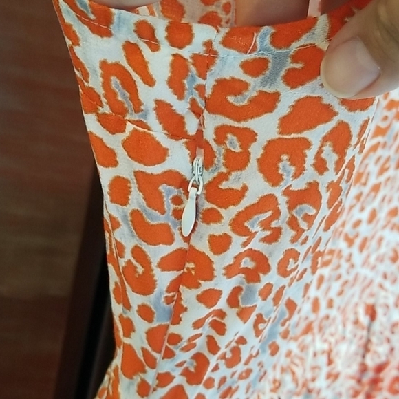 💕MAJE💕 Rutti Sleeveless Leopard Print Dress - Picture 15 of 16